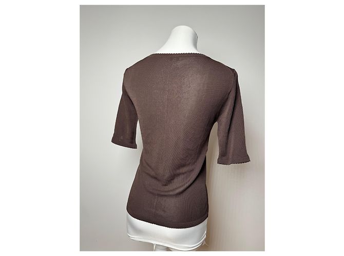 Camicia vintage Balenciaga M Marrone - vista 3