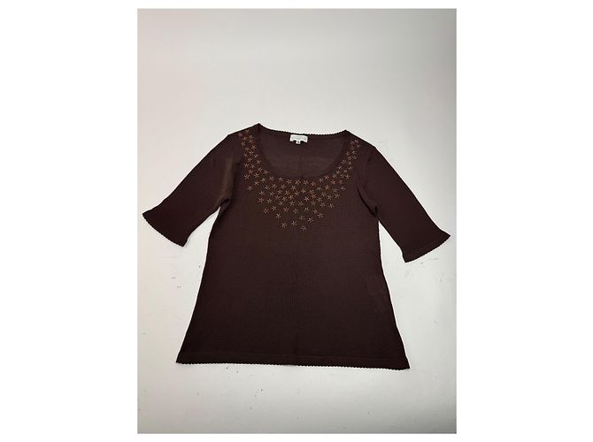Camicia vintage Balenciaga M Marrone - vista 4