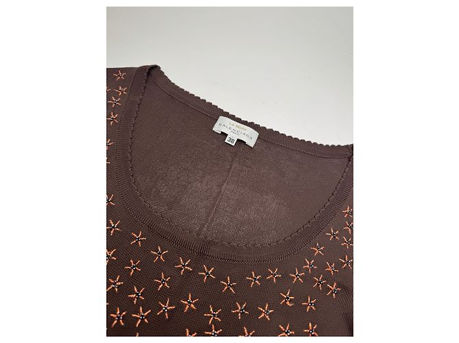 Camicia vintage Balenciaga M Marrone - vista 5
