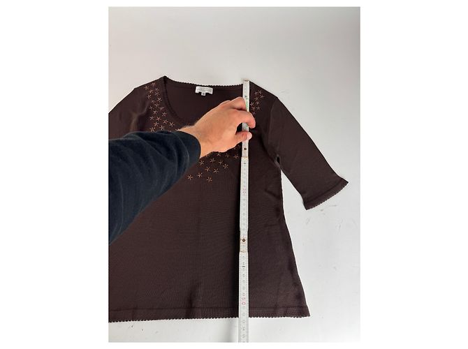 Camicia vintage Balenciaga M Marrone - vista 9