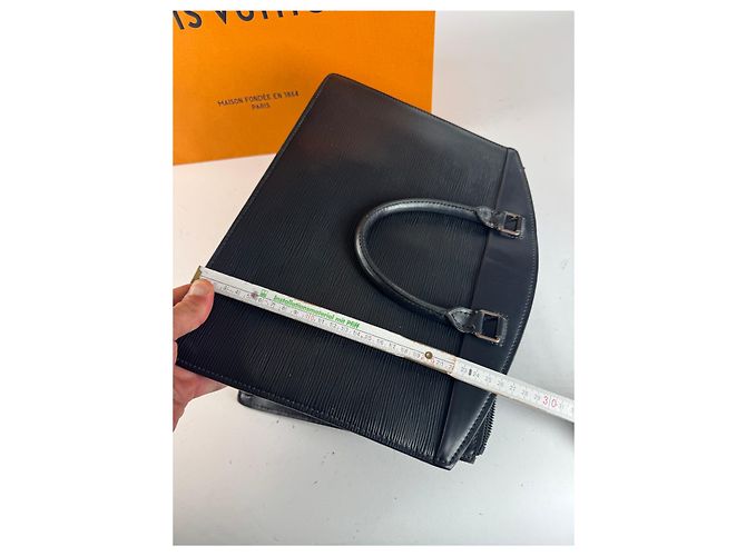 Vintage Louis Vuitton EPI Lederhandtasche schwarz - Ansicht 13