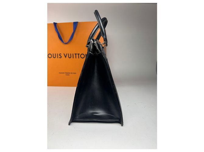 Vintage Louis Vuitton EPI Lederhandtasche schwarz - Ansicht 4