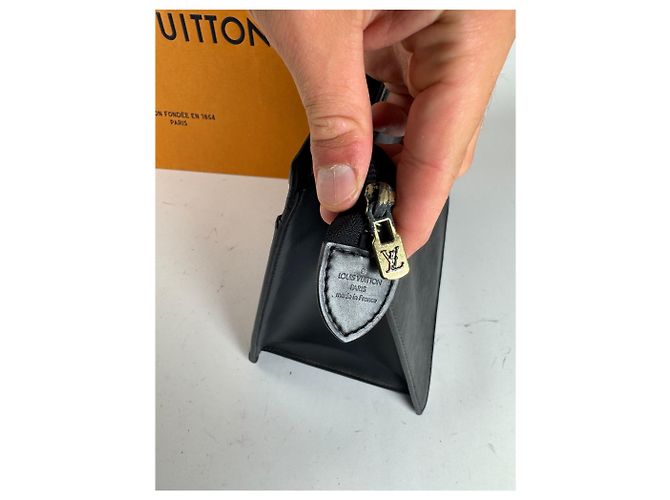 Vintage Louis Vuitton EPI Lederhandtasche schwarz - Ansicht 9