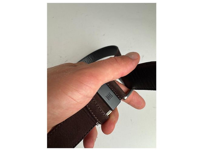 Vintage Issey Miyake Wildledergürtel braun - Ansicht 3