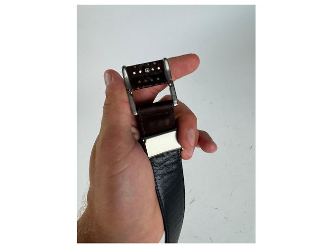 Vintage Issey Miyake Wildledergürtel braun - Ansicht 4
