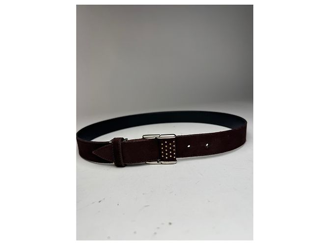Vintage Issey Miyake Wildledergürtel braun - Ansicht 5