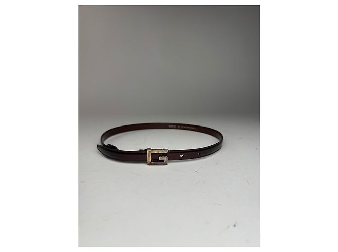 Vintage Gucci Lackledergürtel lila - Ansicht 9