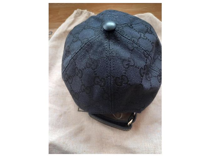Cappellino da baseball Gucci GG Canvas Nero - vista 6