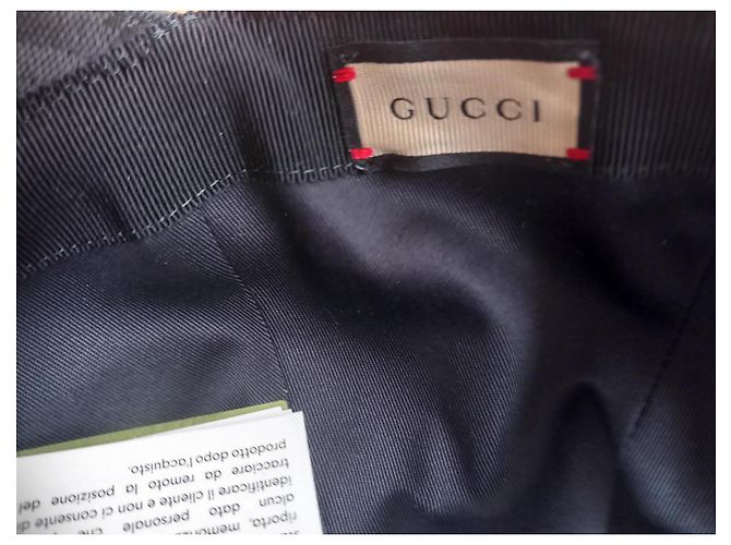 Cappellino da baseball Gucci GG Canvas Nero - vista 8