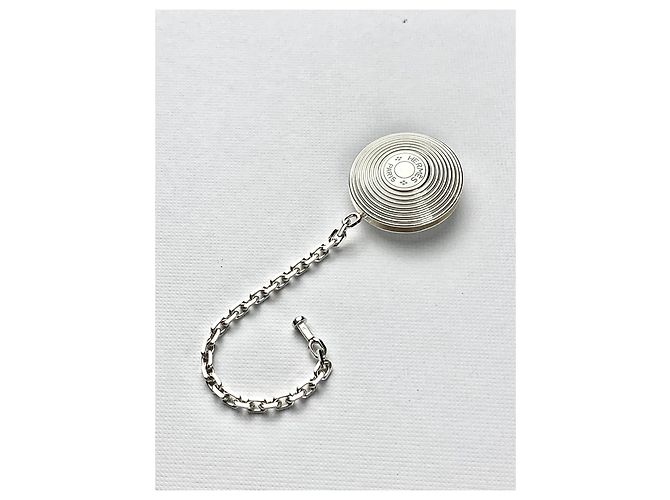 Portachiavi Hermès chiodo da sella Argento 925 Silver hardware - vista 4