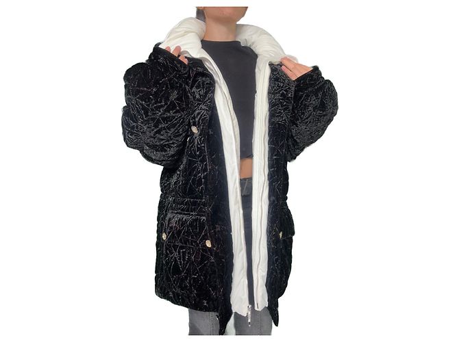 Abrigo Chanel colección coco nieve 2021 Negro - vista 2