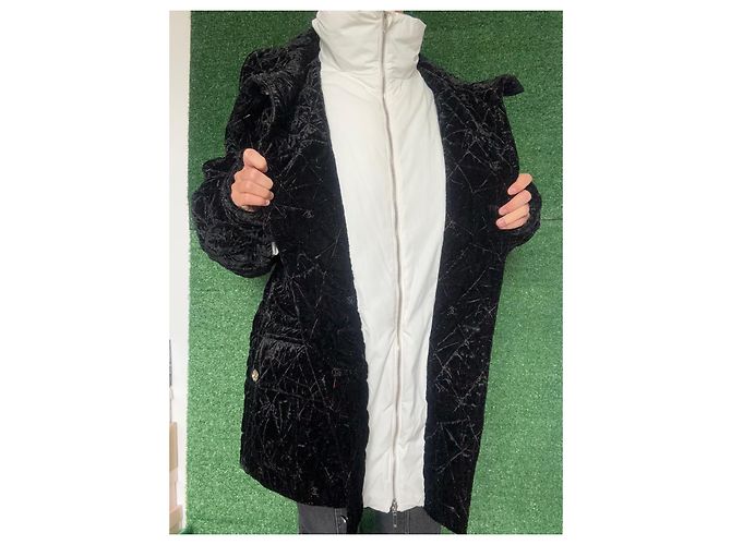 Abrigo Chanel colección coco nieve 2021 Negro - vista 4