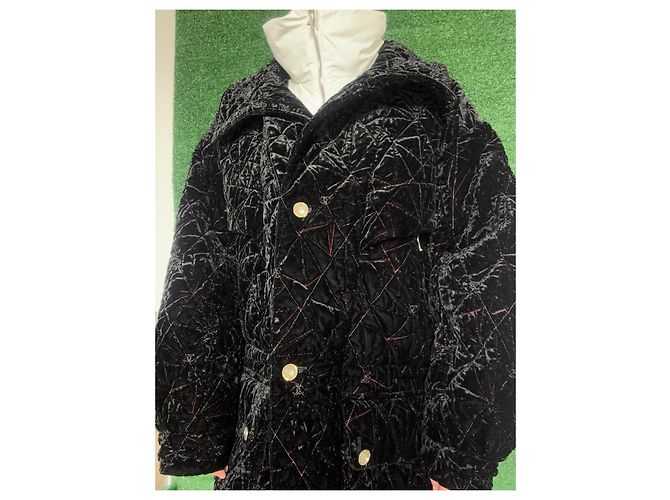 Abrigo Chanel colección coco nieve 2021 Negro - vista 6