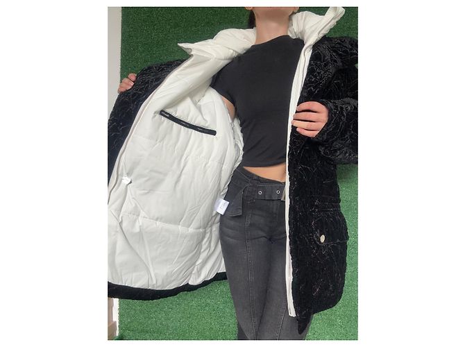 Abrigo Chanel colección coco nieve 2021 Negro - vista 8