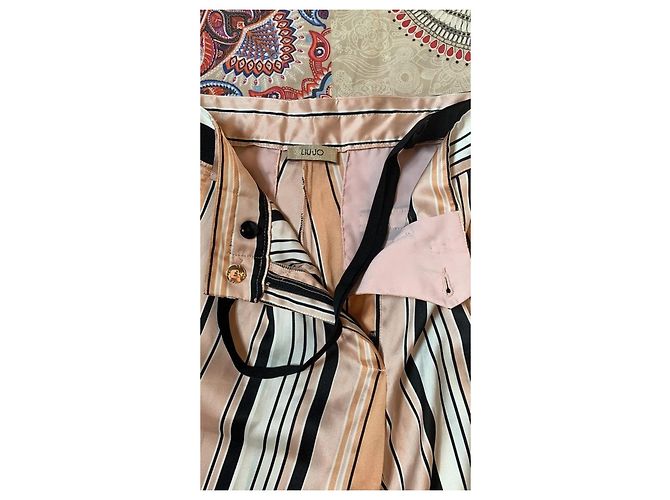 Liu.Jo fließende Hose gerade Schnitt Polyester Mehrfarben - Ansicht 5