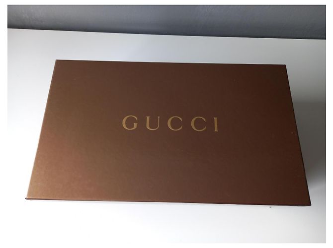 Sneakers basse Gucci blu in suede e tela GG - vista 12