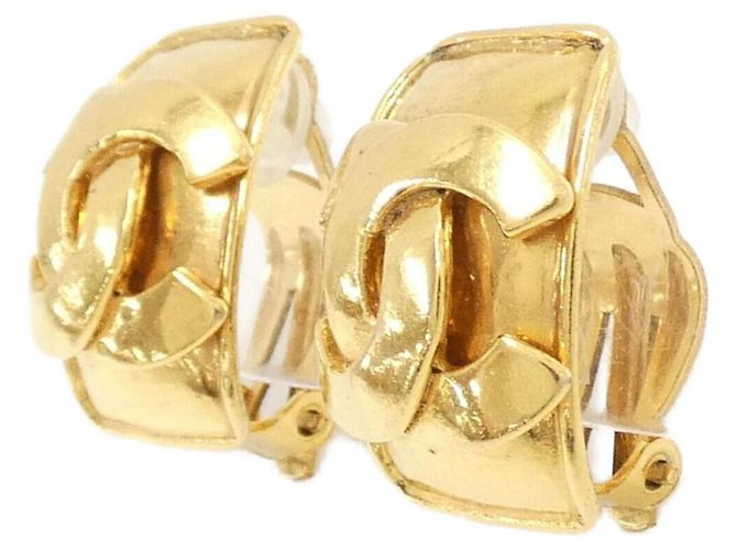 Orecchini a clip dorati Chanel D'oro - vista 2