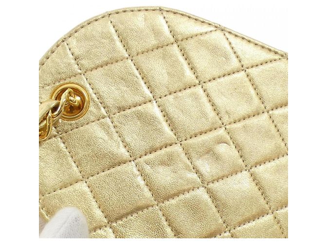 Borsa a spalla con hardware dorato Chanel - vista 5