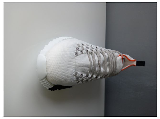 Sneaker slip-on Hermès in mesh bianche Bianco - vista 11