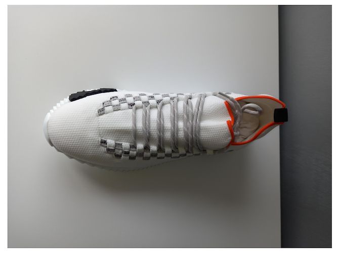 Sneaker slip-on Hermès in mesh bianche Bianco - vista 17