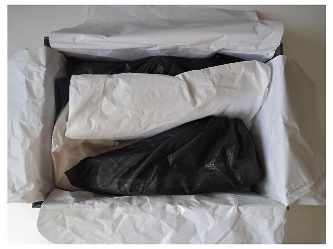 Sneakers Prada in Re-Nylon e pelle nera Nero - vista 7