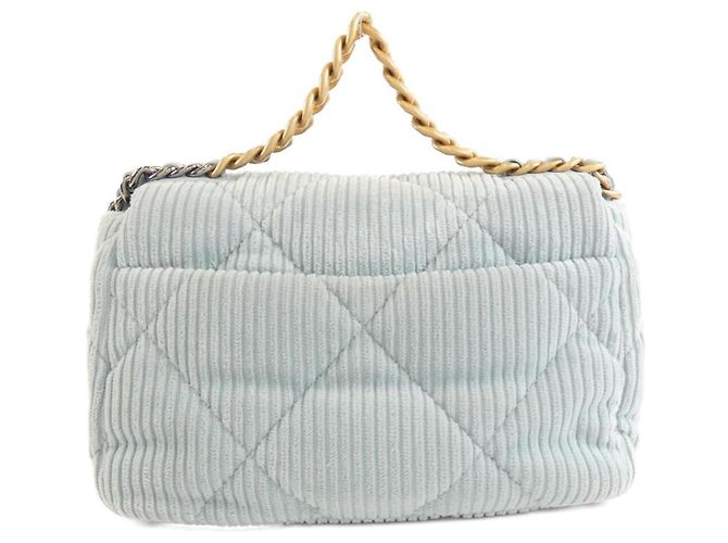 Borsa a Spalla Chanel 19 AS1160 Blu chiaro - vista 2