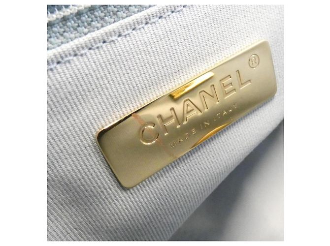 Borsa a Spalla Chanel 19 AS1160 Blu chiaro - vista 8