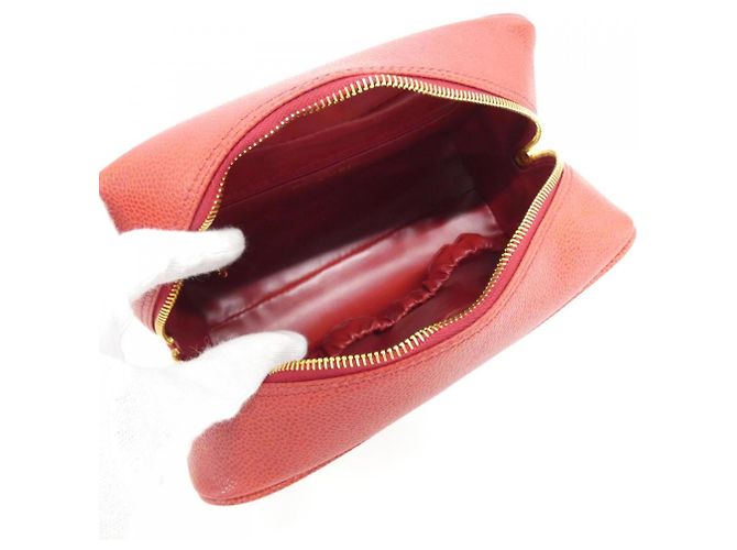 Timeless Pochette CC senza tempo di Chanel Rosso - vista 5