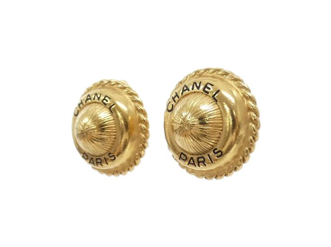 Orecchini a clip dorati Chanel D'oro - vista 2