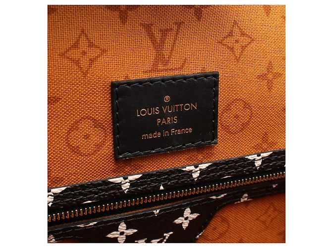 Borsa tote Monogram Neverfull MM di Louis Vuitton Marrone Multicolore - vista 4