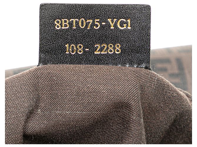 Borsa a tracolla Fendi Zucchino Spalmati marrone - vista 6