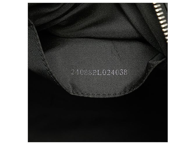 Borsa a mano Fendi Black Micro Zucchino in tela Nero - vista 6