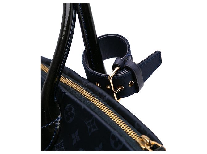 Louis Vuitton Monograma Azul Nylon Desejo Lockit Vertical MM Azul marinho - vista 10