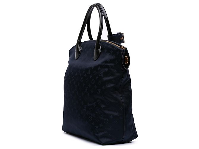 Louis Vuitton Monograma Azul Nylon Desejo Lockit Vertical MM Azul marinho - vista 2