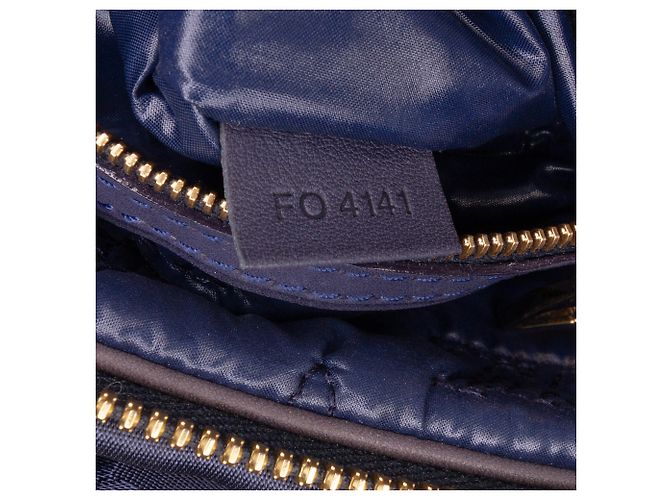 Louis Vuitton Monograma Azul Nylon Desejo Lockit Vertical MM Azul marinho - vista 6