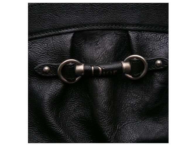 Borsa My Dior Frame in pelle di vitello nera grande - vista 7
