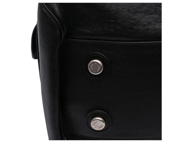 Borsa My Dior Frame in pelle di vitello nera grande - vista 9