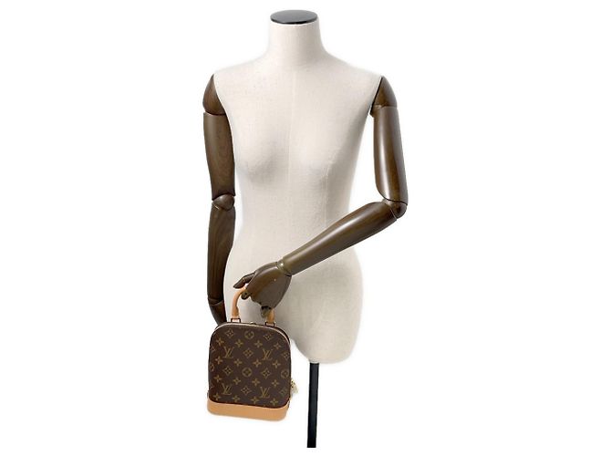 Zaino Alma Monogram Louis Vuitton Rosso - vista 4