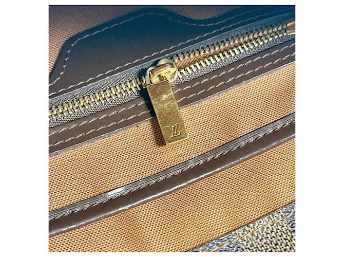 Borsa Louis Vuitton Damier Vavin PM Marrone Damier ebene - vista 13