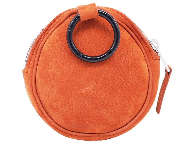 Pochette Circle Pop Simon Miller in suede marrone Rosso - vista 2