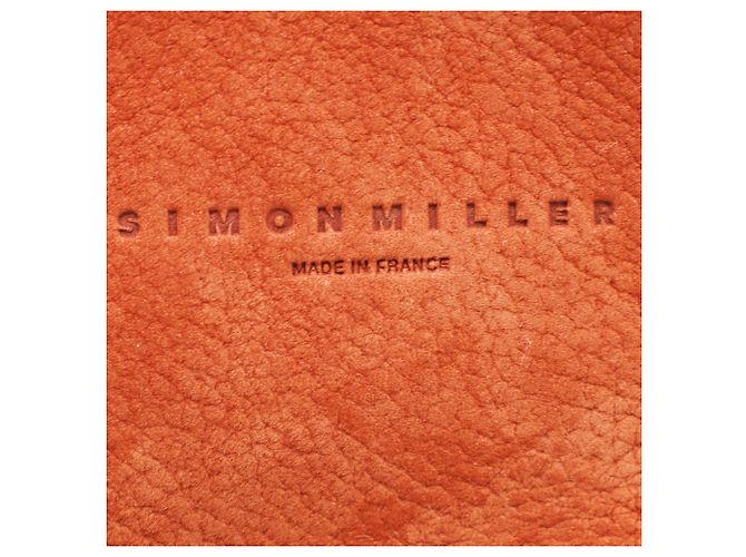 Pochette Circle Pop Simon Miller in suede marrone Rosso - vista 7