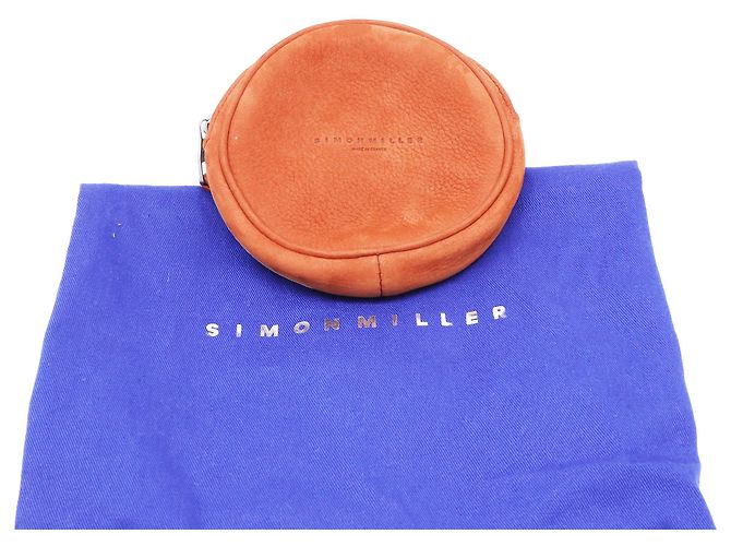 Pochette Circle Pop Simon Miller in suede marrone Rosso - vista 8