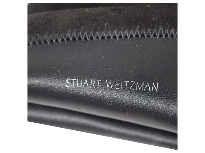 Botas Over-The-Knee Lowland de Stuart Weitzman en Ante Negro - vista 6
