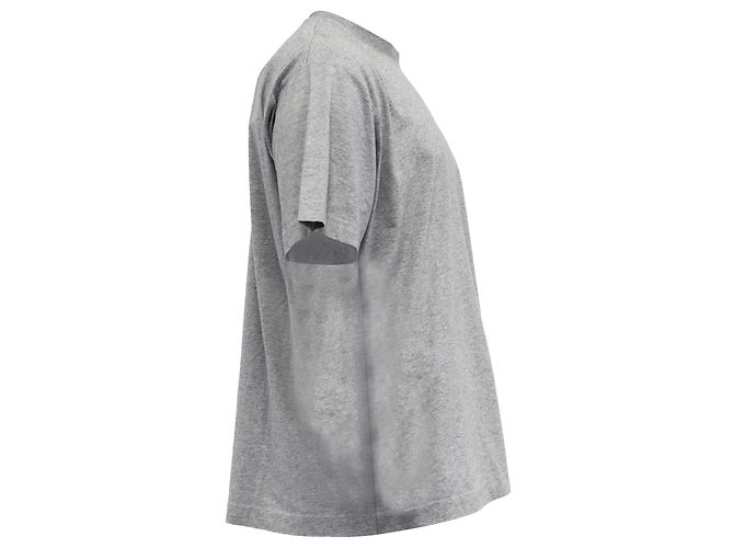 Vêtements Camiseta bordada de edición limitada en algodón gris de Vetements - vista 3