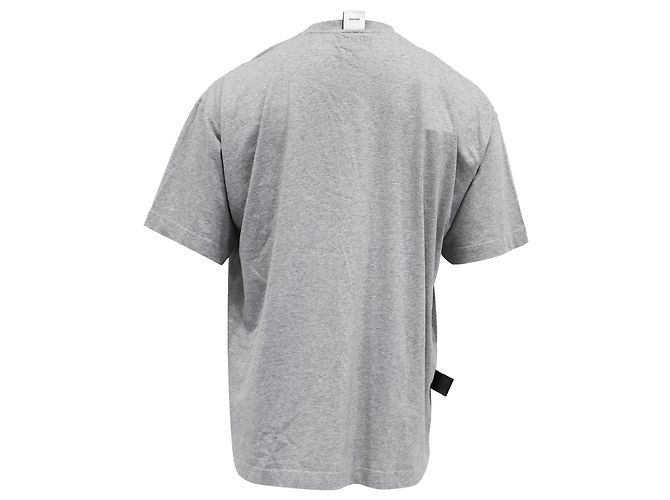 Vêtements Camiseta bordada de edición limitada en algodón gris de Vetements - vista 4