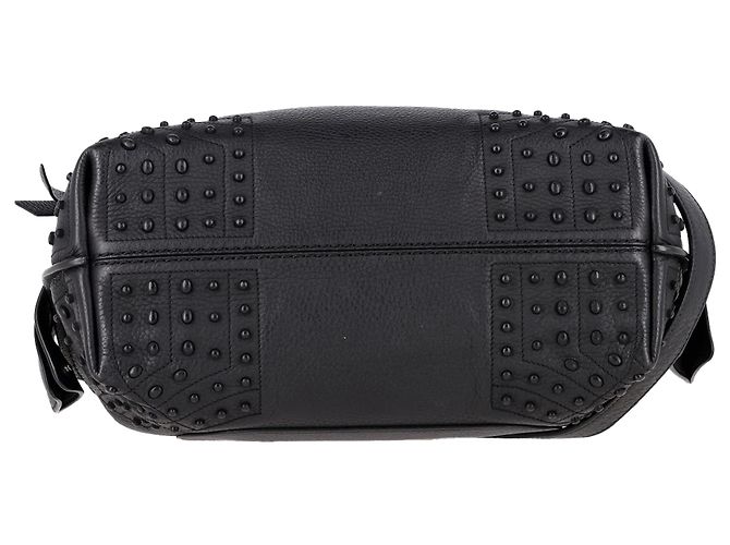 Borsa Wave Top Handle di Tod's in pelle nera Nero - vista 4