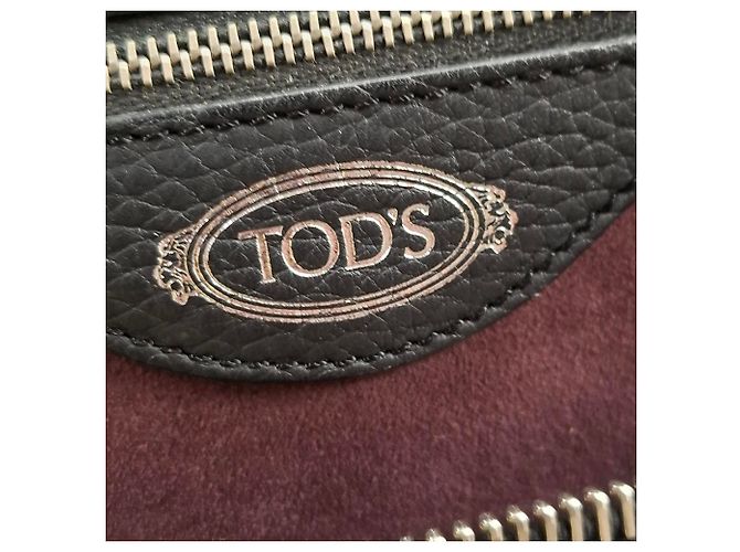 Borsa Wave Top Handle di Tod's in pelle nera Nero - vista 5
