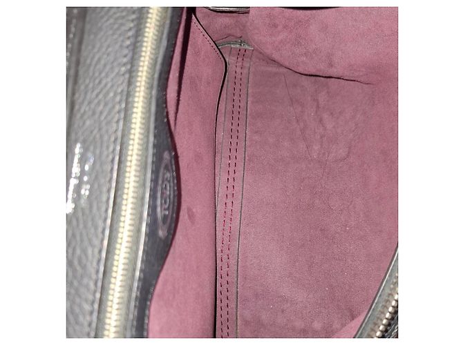 Borsa Wave Top Handle di Tod's in pelle nera Nero - vista 6