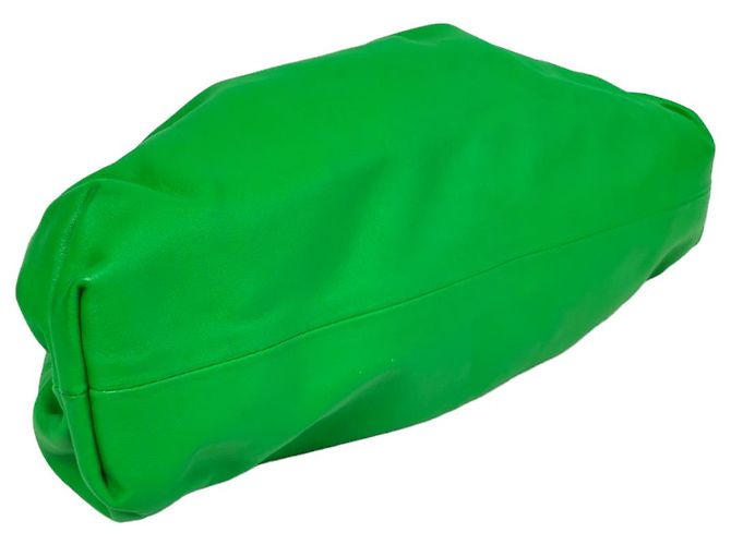Bottega Veneta La Pouch Clutch Verde - vista 10
