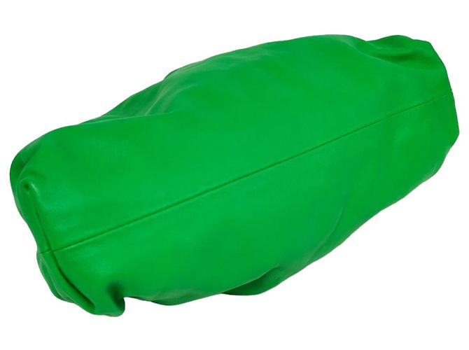 Bottega Veneta La Pouch Clutch Verde - vista 8